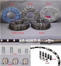 Professional Diamond Tool Manufacturer ,Closed Loop 6.4mm 7.3mm 8.3mm Diamond Multi-Wires for Granite Slabs Cutting,
