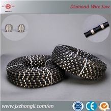 Super Hard Tooll Manufacturer ,Diamond Wire for Quarry Machinery, Diamond Wire Saw Beads, Hot Sale Elastic Stone Diamond Wire