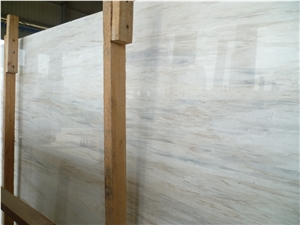 Greek White Wood Grain Marble Exterior Facade Tiles