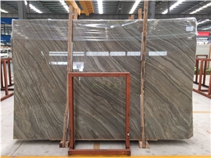 Kirin Brown Wood Marble - Slabs & Tiles For Wall Floor