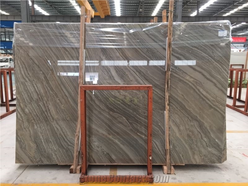 Kirin Wooden Marble, Brown Wooden Marble, for Exterior and Interior Decoration,Countertops,Especially for Floor and Wall Covering,Polished Slabs,Tiles