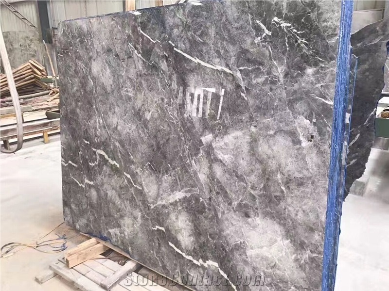 New Grey Marble, Lucifinil Grey Marble, Grey and White Marble, Building Material,For Countertops,Floor,Wall Covering,Polished,Hone,Swan Cut
