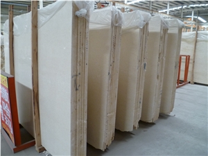Samaha Beige Marble, New Light Beige Marble for Countertops, Pool and Skirting Cladding,Floor and Wall Covering, Polished Slabs and Tiles