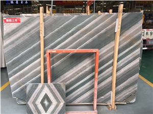 Seattle Brown Polished Marble Big Slabs & Tiles, Brown Wooden Veins Floor & Wall Covering Tiles, Countertops