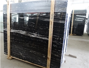 Silver White Dragon Sand Saw Polished Chinese Marble Tiles & Slabs, China Black Polished Marble Tiles & Slabs