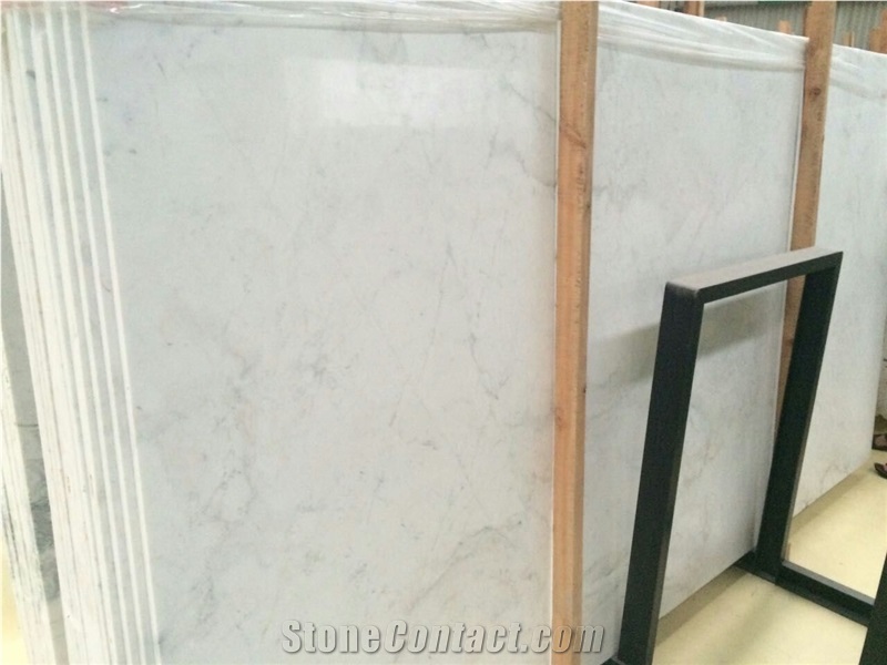 Snow White Chinese Marble Slabs & Tiles, Use for Countertops, Floor, Wall and Pool Covering, Polished