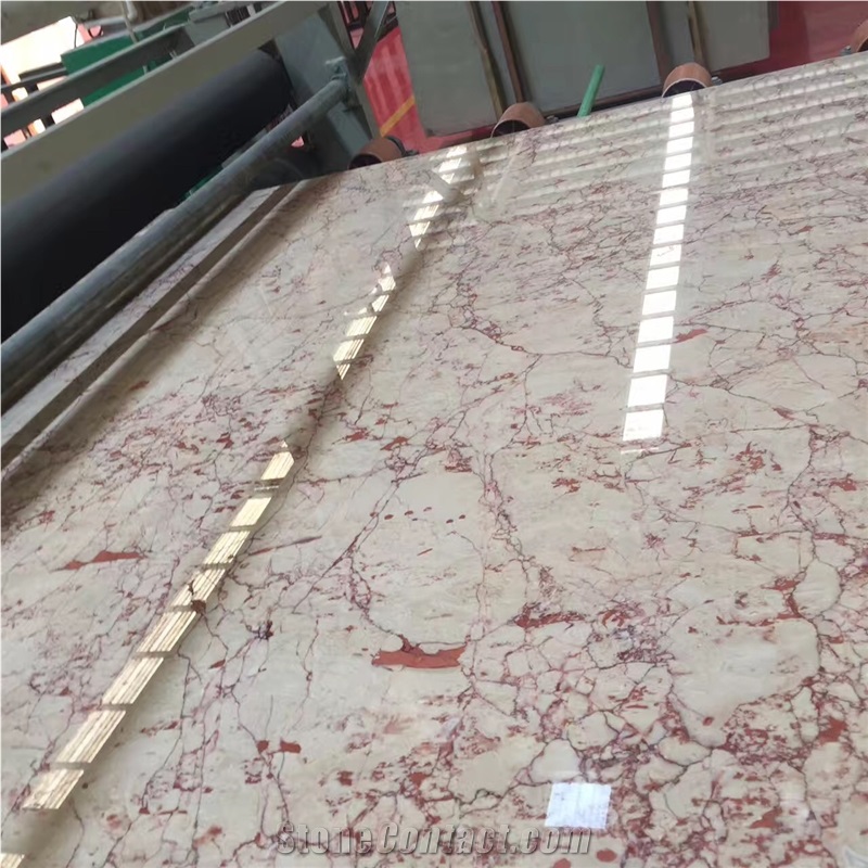 Turkey Rosalia Pink Marble Tiles & Slabs, Crema Bamboo Polished Marble Floor Covering Tiles, Walling Tiles