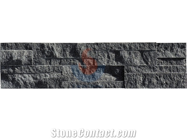 Chinese G684 Granite ,China Black Granite ,Fuding Black Granite Split Ledge Stone Panel ,Culture Stone , Stone Veneer,Stone Wall Cladding