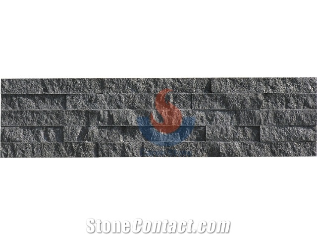 Chinese G684 Granite ,China Black Granite ,Fuding Black Granite Split Ledge Stone Panel, Stone Veneer, Culture Stone ,Stone Wall Cladding