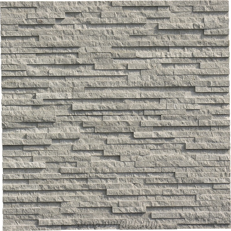 Cinderella Grey,Lady Grey,Shay Grey,Milana Grey,Chinese Pure Grey Marble Split Face Ledge Stone Panel , Stone Veneer , Culture Stone ,Wall Cladding