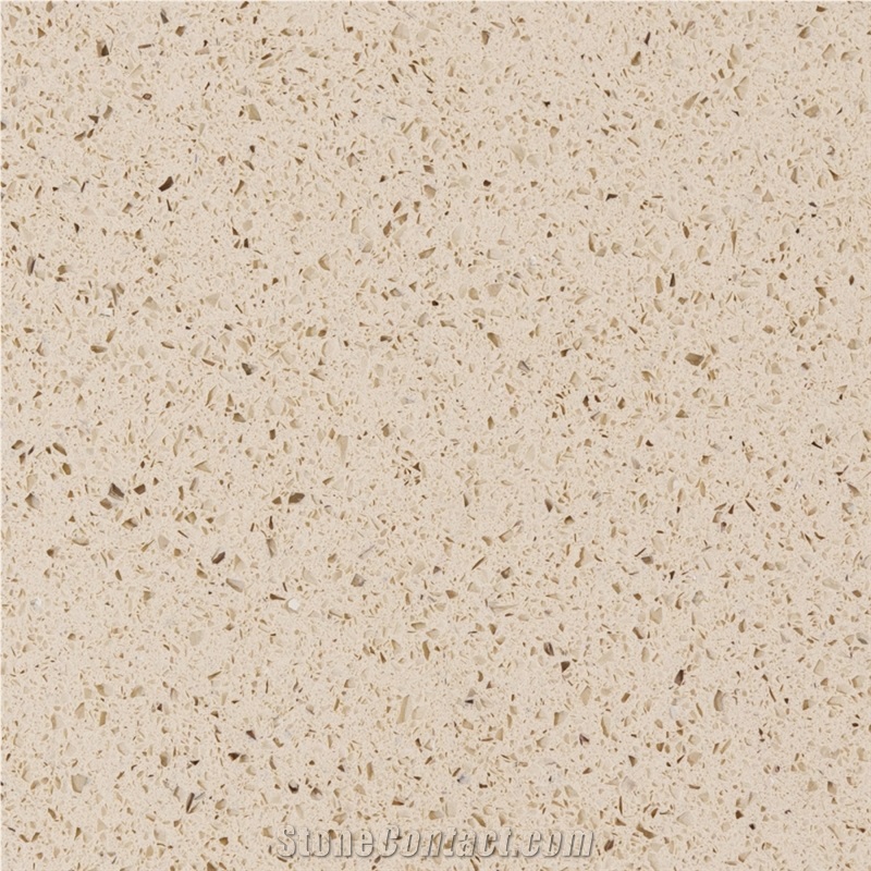 Hot Sale Beige Quartz Stone Solid Surfaces with Mirror Polished Slabs & Tiles Engineered Stone Artificial Stone Slabs for Counter Top Cr 2022