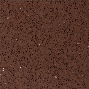 Hot Sale Brown Quartz Stone Solid Surfaces Polished Slabs & Tiles Engineered Stone Artificial Stone Slabs for Counter Top Cr2025
