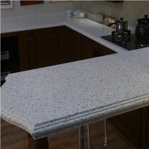 White Sparkle Quartz Countertops for Kitchen Table Tops