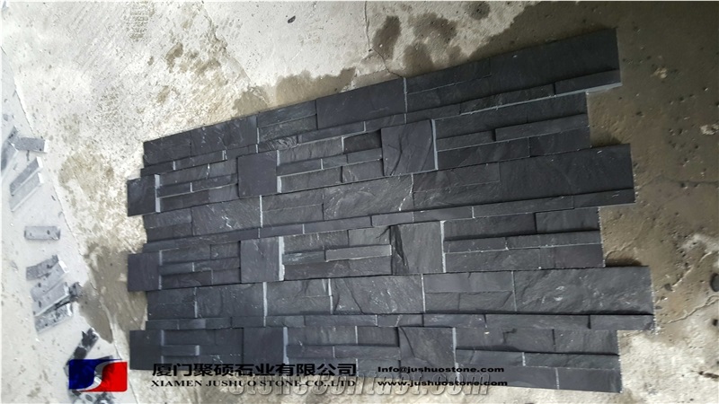 Slate Culture Stone, Jiangxi Black Slate Slate Tiles & Slabs