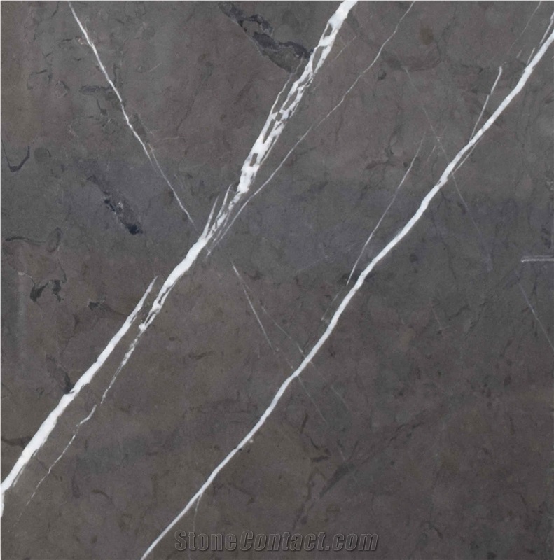 Pietra Grey Marble Tile, Pietra Grey Tile, Graphite Tile, Grey Stone Tile