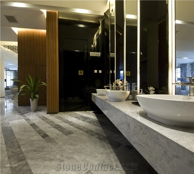 Abba Grey Marble Tiles for Hotel Floor Covering,China Grey Marble High Polished Slabs for Interior Building Covering - Gofar