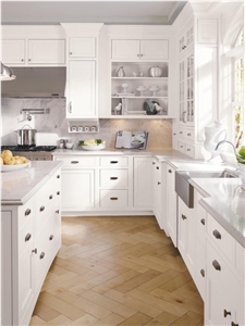 Bianco Carrara White Marble Interior Table Top,Tea Table for Home Furniture-Gofar Stones