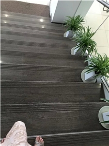 Black Ancient Wooden Vein Marble Tile Wall Panel Interior Wall Cladding,Nero Wood Grain Marble Hotel Floor Covering Skirting Pattern-Gofar