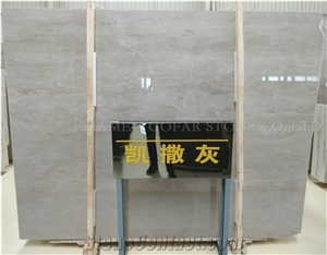 Block Stock Caesar Grey Marble Polished Slab, Ocean Ash Markuni Beige Marble Tile Cut to Size for Villa Interior Wall Cladding Hotel Floor Covering Skirting Pattern