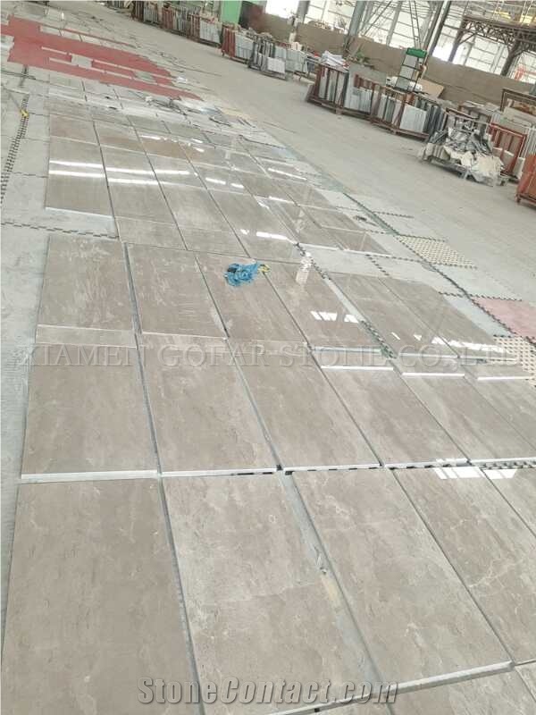 Caesar Grey Marble Polished Slab Ocean Ash Markuni Beige Marble Tile Cut to Size for Villa Interior Wall Cladding,Floor Covering Pattern High Gloss for Hotel Project