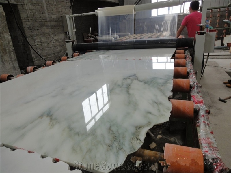 China Eastern White Marble Polished Tiles,China Carrara White Marble Slab Wall Panel Pattern Tile,Floor Covering Skirting-Gofar