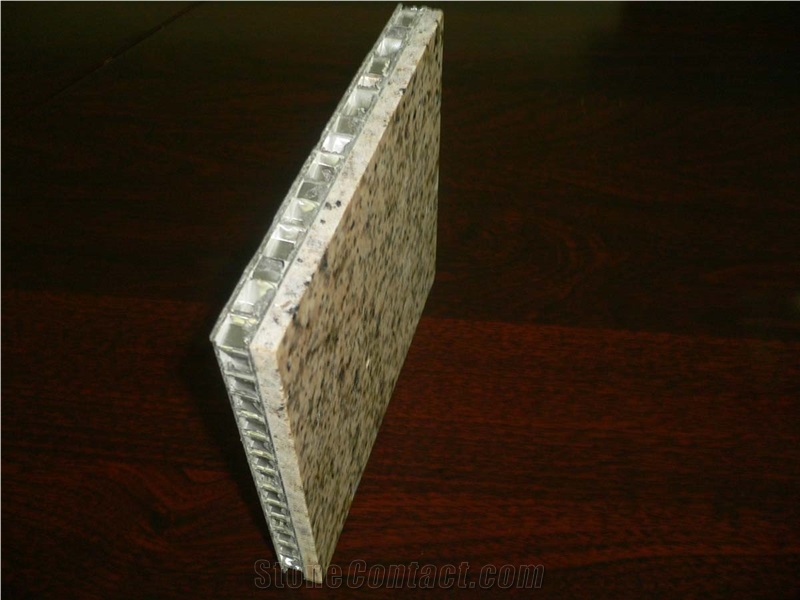 China Yellow Sesame Granite Tile Cut to Size Honeycomb Light Weight Stone Panel for Building Walling,Coral Stone Aluminium Honeycomb Stone Gofar
