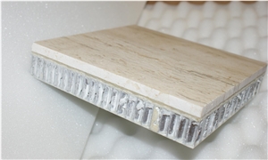 Cream Beige Limestone Tile Cut to Size Honeycomb Light Weight Stone Panel for Building Walling,Coral Stone Aluminium Honeycomb Stone Gofar