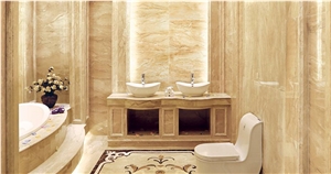 Daino Beige Marble Slabs & Tiles,Reale Dino Beige Marble Panel Villa Interior Wall Cladding,Hotel Floor Covering Skirting for Pattern-Gofar