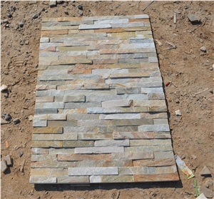 Discount Price China Rust Slate Culture Stone Wall Panel Cladding Stacked Stone,Wall Feature Ledge Stone Veneer Spilt Face- Gofar