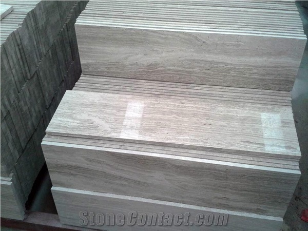 French Grey Serpeggiante Wooden Vein Tile Cut to Size for Bathroom Walling,Floor Covering Paving Interior Stone for Hotel Project-Gofar Stone