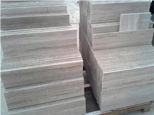 French Grey Serpeggiante Wooden Vein Tile Cut to Size for Bathroom Walling,Floor Covering Paving Interior Stone for Hotel Project-Gofar Stone