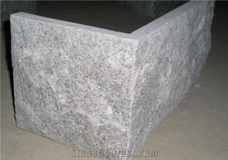 G602 Sesame Grey Cristallo Grigio,New Binaco Sardo Granite Split Face Mushroom Stone Wall Panel Cladding