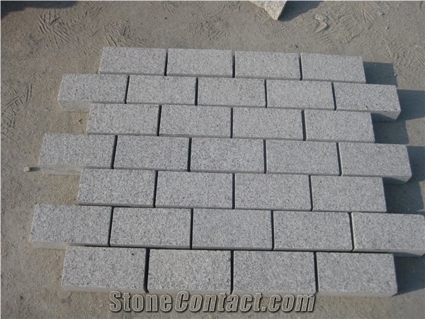 G603 Granite Cube Stone/Bacuo White Granite Floor Covering/Balma Grey Cobble Stone/Sesame White Paving Sets/Ice Cristall Granite Courtyard Road Pavers/China Sardinia Granite Pavers