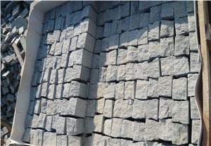 G654 Dark Grey Granite Cube Stone Pavers, China Impala Black Cube Stone & Pavers,Sesame Grey Granite Road Walkway Paving Sets,Surface Customized Gofar