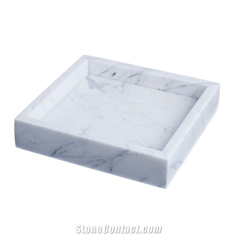 High Quality Bianco Carrara White Marble Bath Top,Bathroom Countertop Vanity Top for Hotel Decor-Gofar