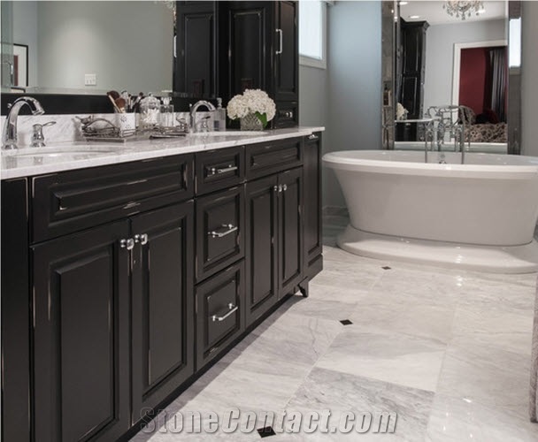 Italy Nero Silver Portoro Marble Cut to Size Bathroom Counters Design Modern Style Vanity Top,Bath Top