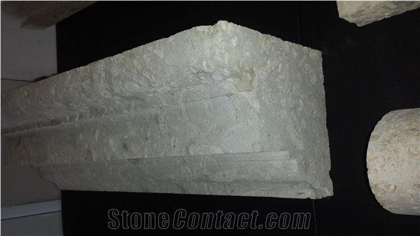 Dominican White Coral Stone Molding