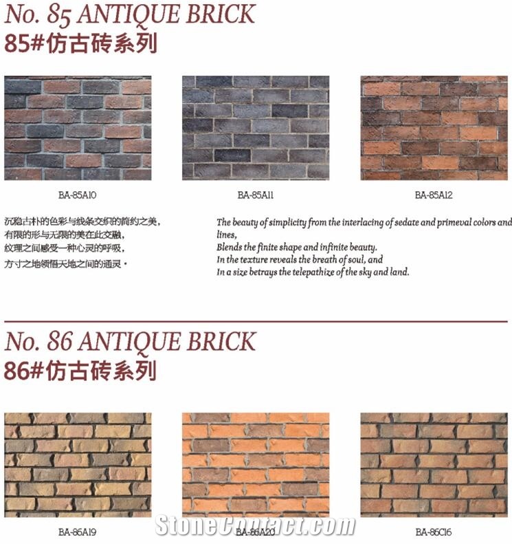Sound Absorbing Materials Interior Faux Stone Brick Wall Panels