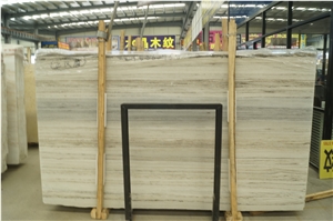 Crystal Wood Grain Marble Big Slab For Hotel Floor Tile Use