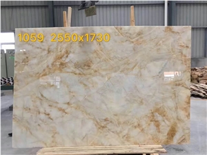 China New White and Brown Onyx,Tile and Slab,Wall Cladding,A Grade Natural Stone,Own Factory and Quarry Owner with Ce Certificate