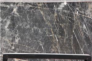 Chinese Gold Veins Marble Polished Slabs For Interior Design