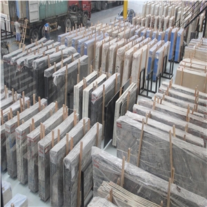 Chinese Gold Veins Marble Polished Slabs For Interior Design
