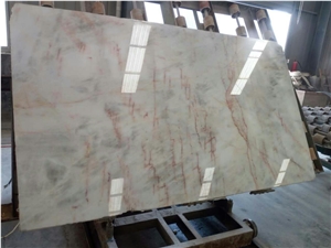 New White and Brown China Onyx,Tile and Slab,Wall Cladding,A Grade Natural Stone,Own Factory and Quarry Owner with Ce Certificate,Big Gang Saw Slab