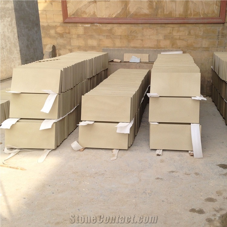 Beige Sand Stone Floor Tiles Cheap Sandstone Paver for Building