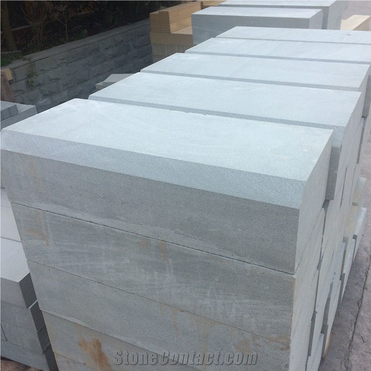 China Green Sandstone Kerbstone for Paving,Floor Pavers,Curbs Stone