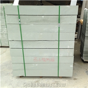 China Green Sandstone Kerbstone for Paving,Floor Pavers,Curbs Stone
