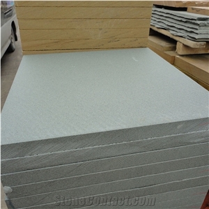 China Green Sandstone Tiles Cladding Green Sandstone Panel for Building