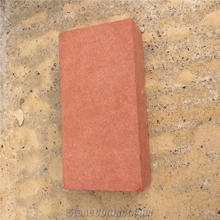 Chinese Red Sandstone Natural Red Sandstone Brick