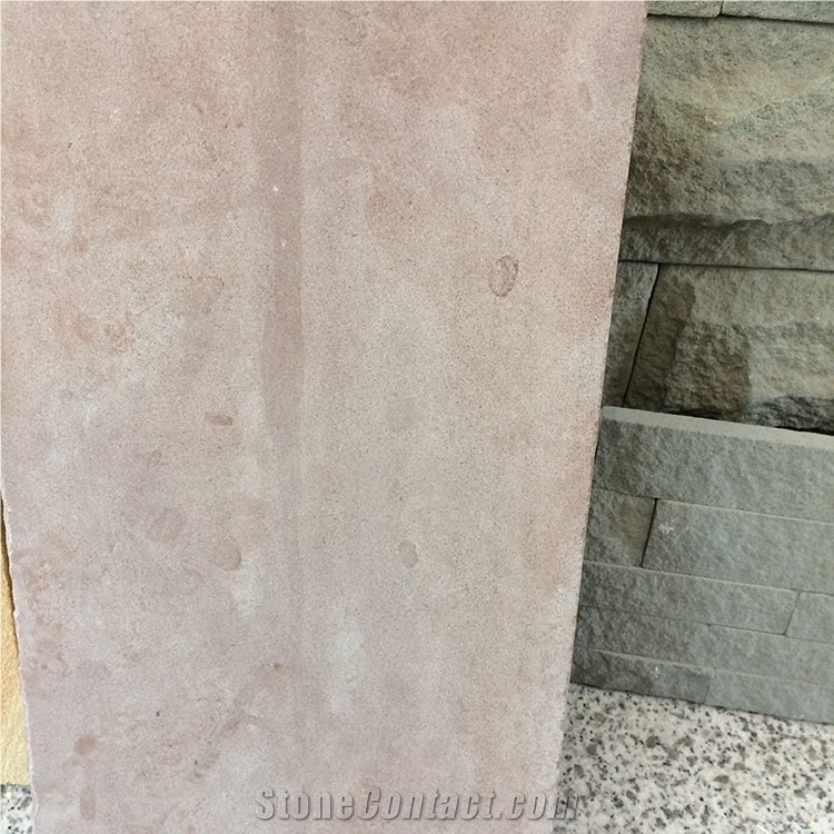 Purple Sandstone Yard Tiles Chinese Sandstone for Garden Decor