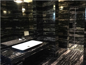 Black Granite Bathroom Countertops/Black Marble Bathroom Custom Vanity Tops/Black Engineered Stone